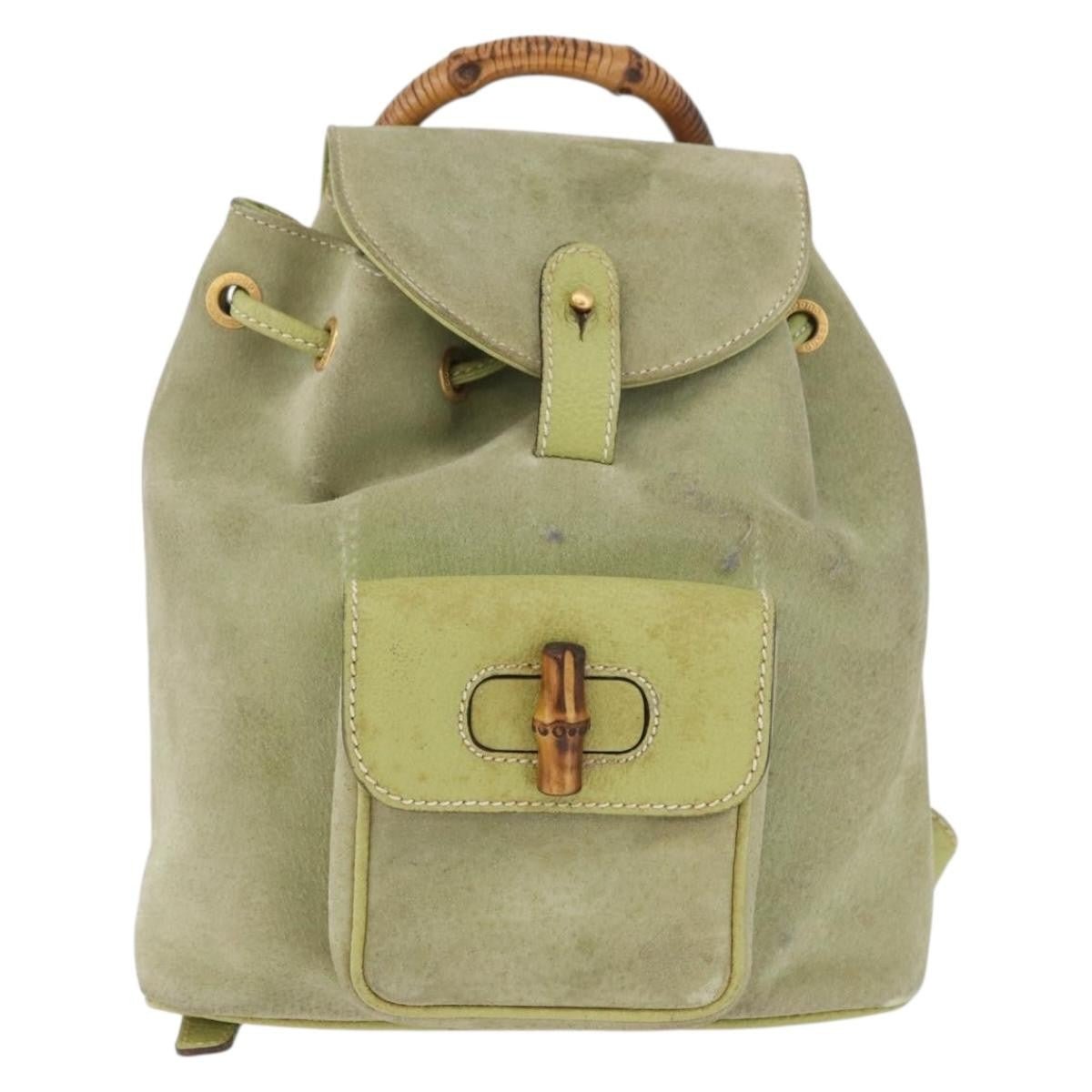 Gucci Gucci bamboo backpack - Brandsamsara