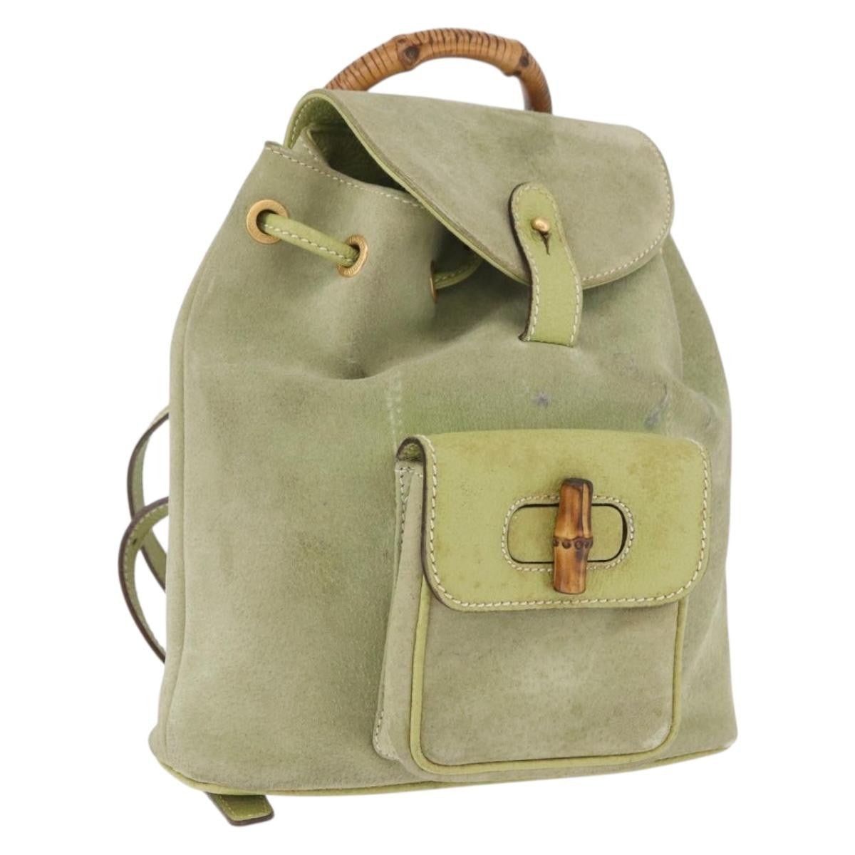 Gucci Gucci bamboo backpack - Brandsamsara