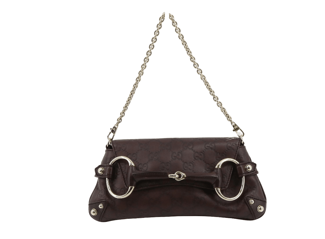 Gucci Horsebit Chain Clutch - Brandsamsara