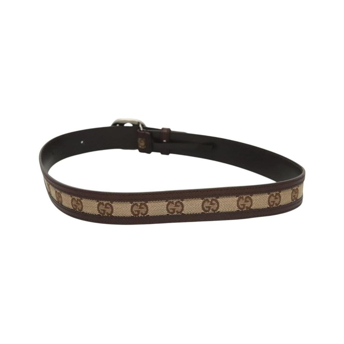 Gucci Interlocking G Belt GG Canvas, Beige, Canvas, Belt