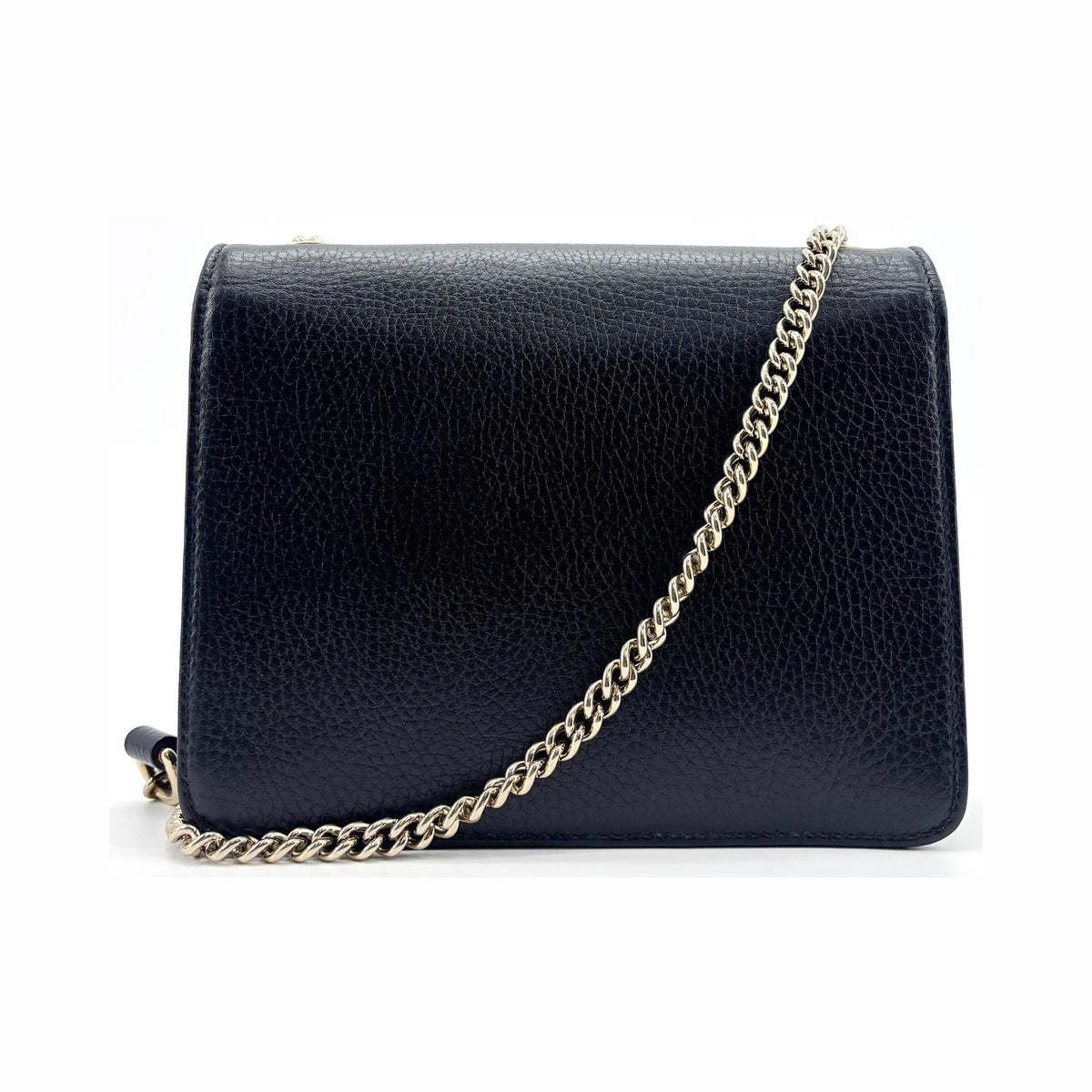 Gucci Interlocking Patent, Black, Leather, Shoulder Bag