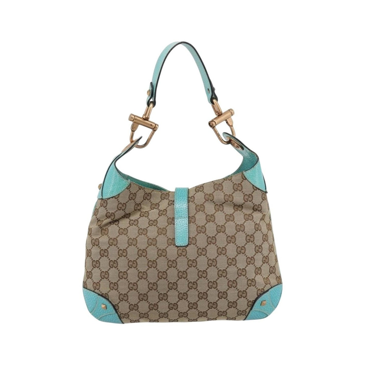 Gucci Jackie Canvas, Brown, Canvas, Handbag