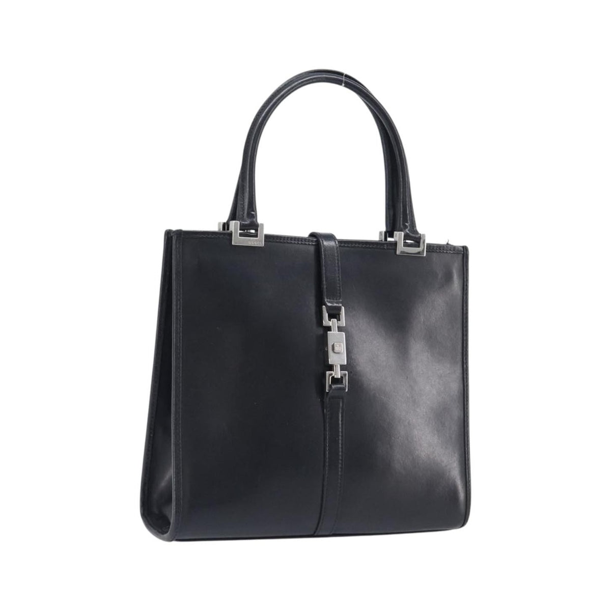 Gucci Jackie Leather, Black, Leather, Tote Bag