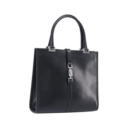 Gucci Jackie Leather, Black, Leather, Tote Bag