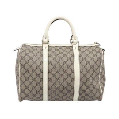 Gucci Joy Boston GG Coated Canvas, Beige, PVC, Handbag