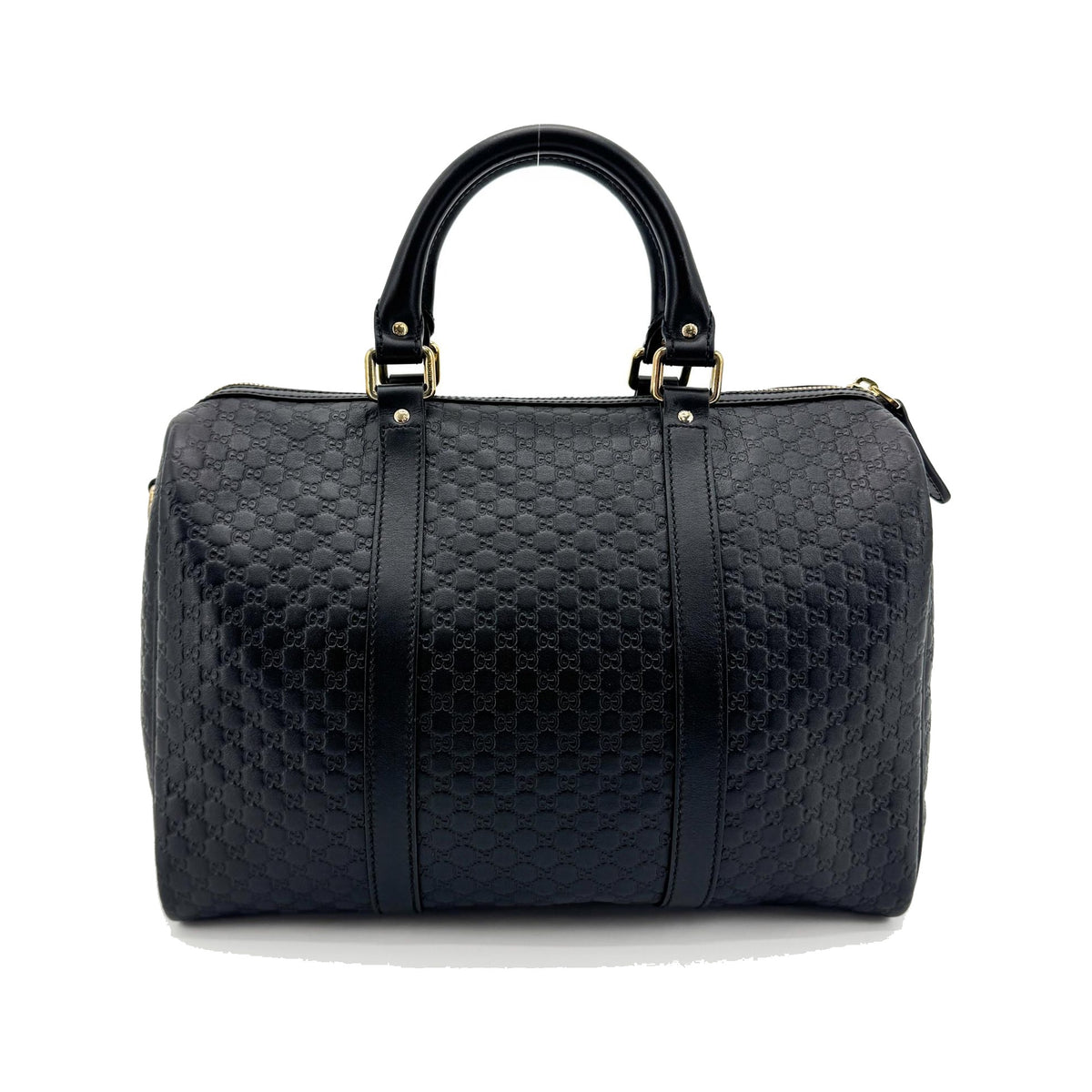 Gucci Joy Boston Microguccissima Leather, Black, Leather, Handbag