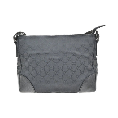 Gucci Joy Messenger GG Canvas and leather, Black, Canvas, Shoulder Bag
