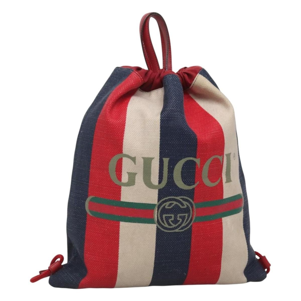Gucci Logo Drawstring Backpack - Brandsamsara