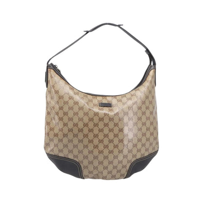 Gucci Nice Hobo Patent Canvas, Beige, Canvas, Shoulder Bag