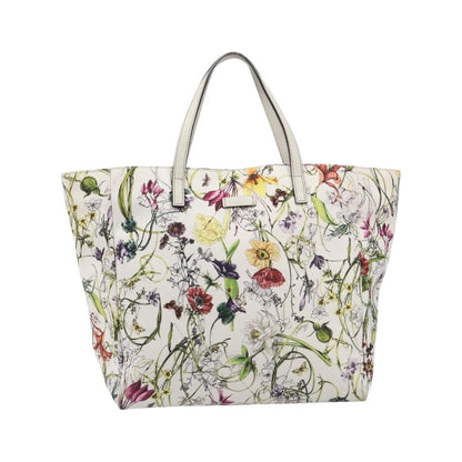 Gucci Open Flora Canvas, Multicolour, Canvas, Tote Bag