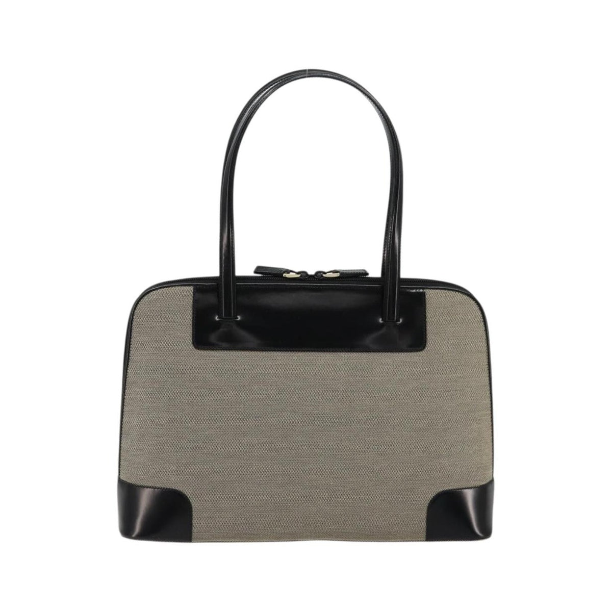 Gucci Open Tote GG Canvas and Leather, Beige, Canvas, Handbag