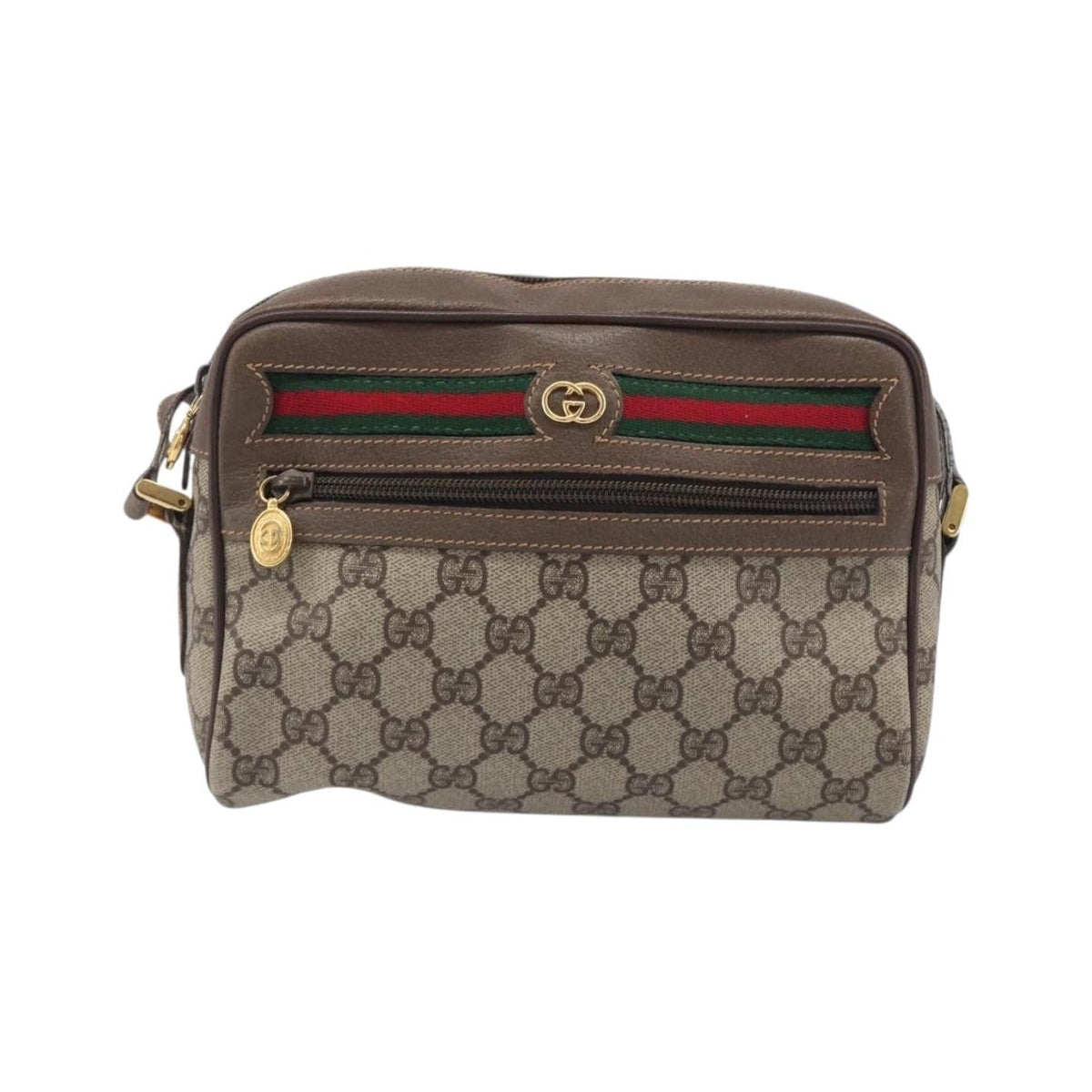 Gucci Ophidia Shoulder Bag NM GG Coated Canvas, Beige, Canvas, Shoulder Bag