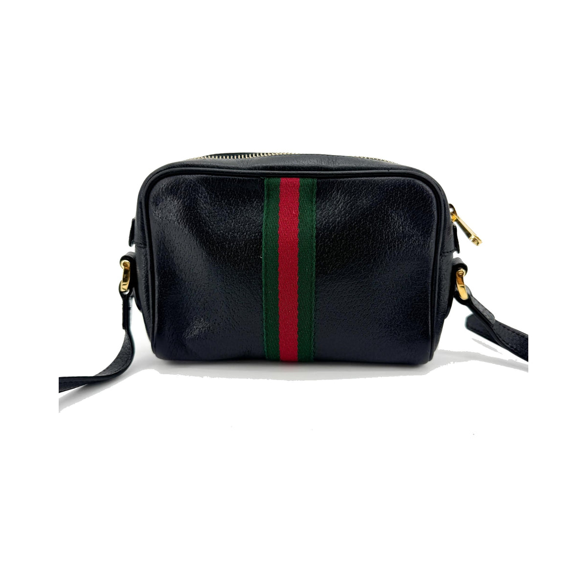 Gucci Ophidia Suede, Black, Leather, Briefcase