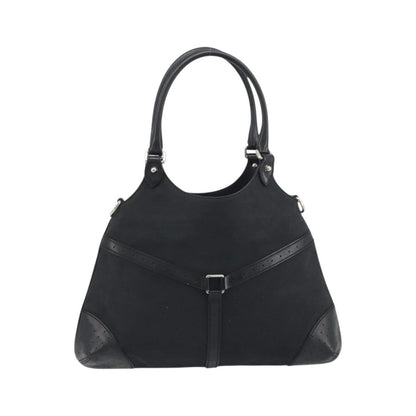 Gucci Reins Web Canvas, Black, Canvas, Shoulder Bag
