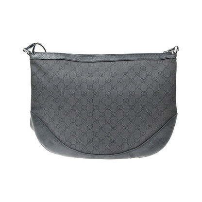 Gucci Shoulder Canvas, Black, Canvas, Shoulder Bag