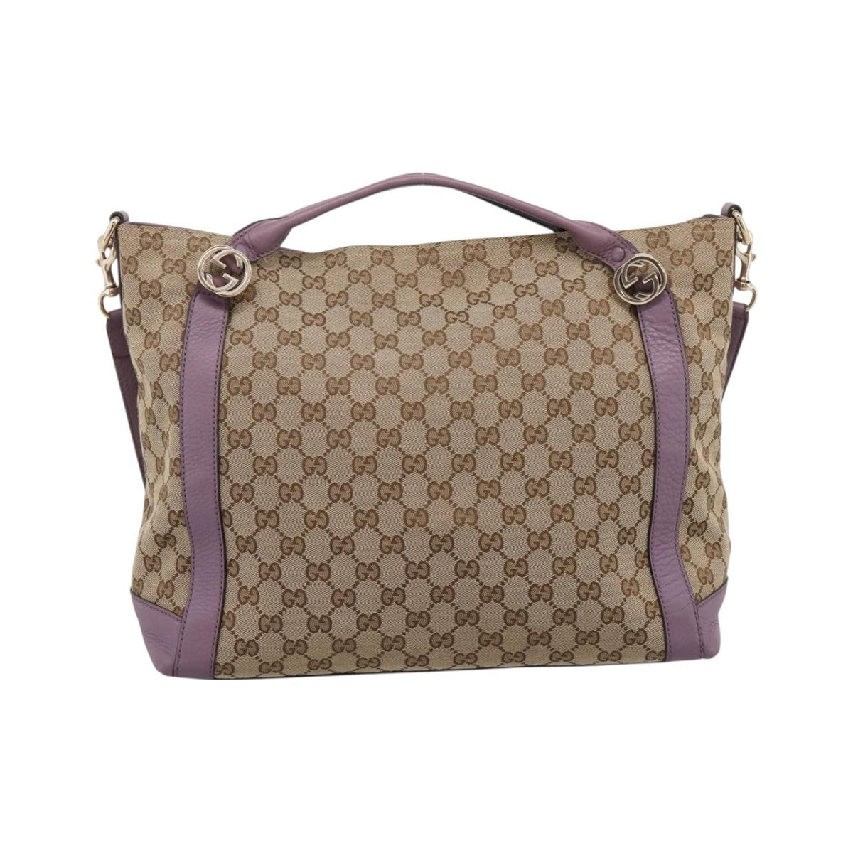 Gucci Shoulder Canvas, Beige, Canvas, Shoulder Bag