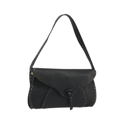 Gucci Shoulder Leather, Black, Leather, Shoulder Bag
