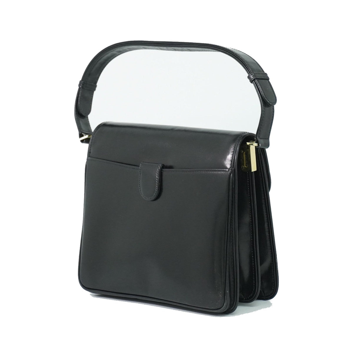 Gucci Shoulder Leather, Black, Leather, Shoulder Bag