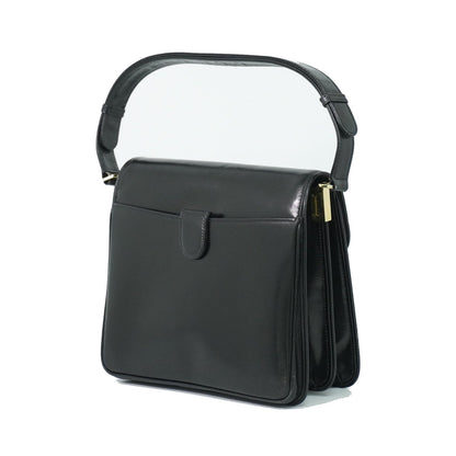 Gucci Shoulder Leather, Black, Leather, Shoulder Bag