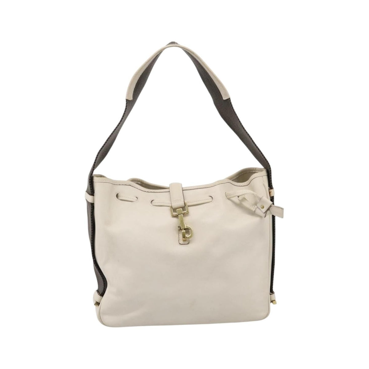 Gucci Shoulder Leather, Beige, Leather, Shoulder Bag