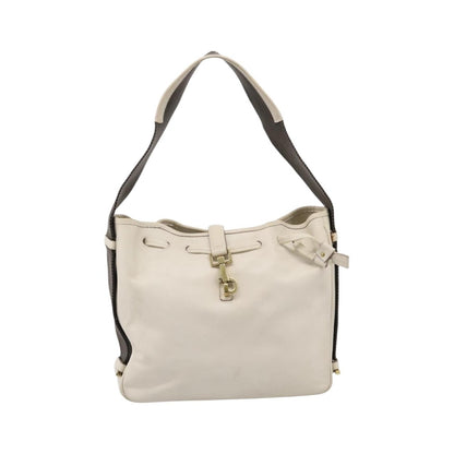 Gucci Shoulder Leather, Beige, Leather, Shoulder Bag