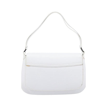 Gucci Shoulder Leather, White, Leather, Shoulder Bag
