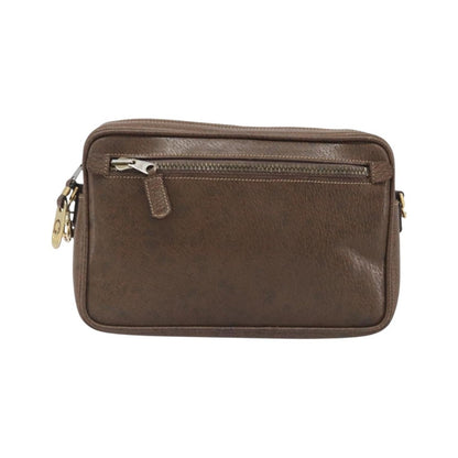 Gucci Shoulder Leather, Brown, Leather, Shoulder Bag