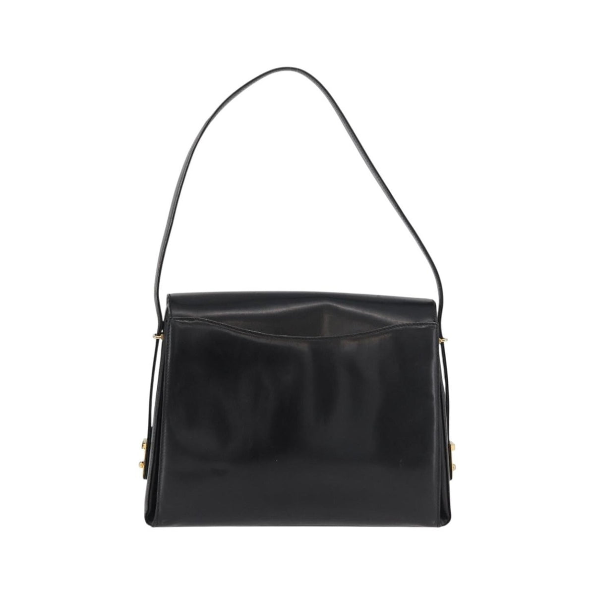 Gucci Shoulder Leather, Black, Leather, Shoulder Bag