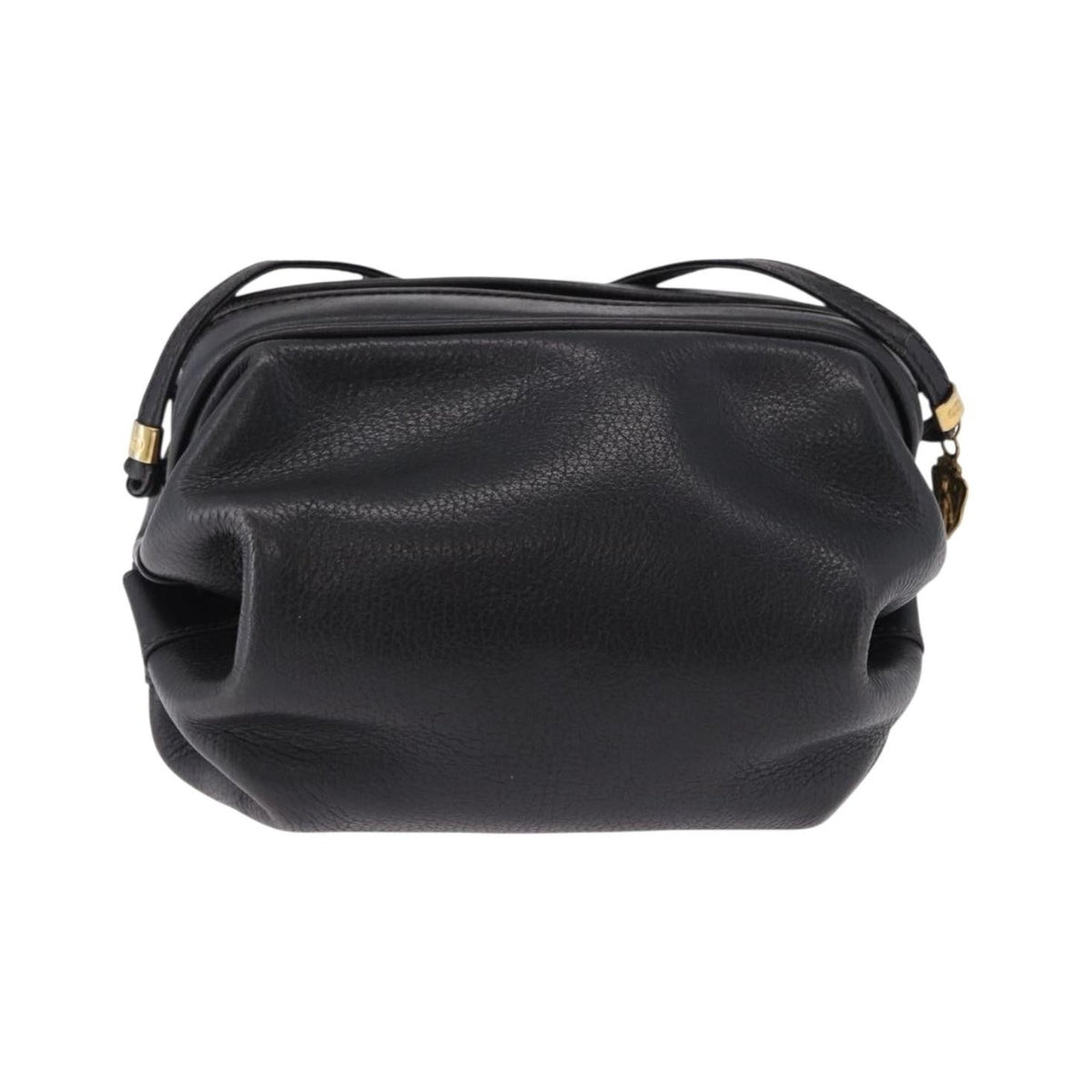 Gucci Shoulder Leather, Black, Leather, Shoulder Bag