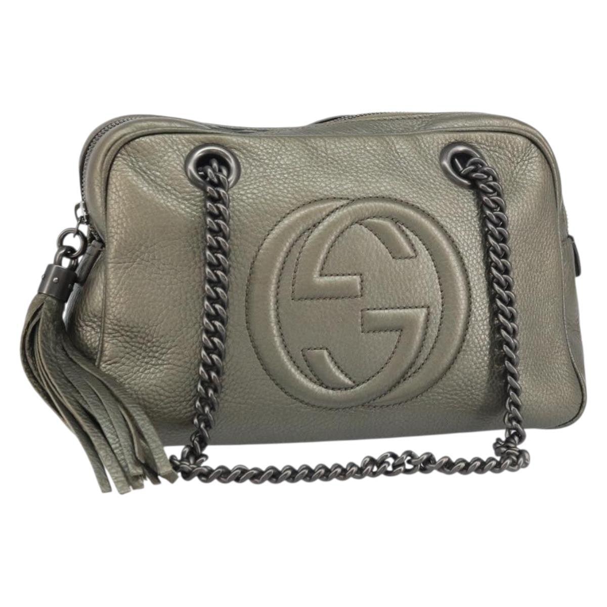Gucci Soho Chain Zip Shoulder Bag - Brandsamsara