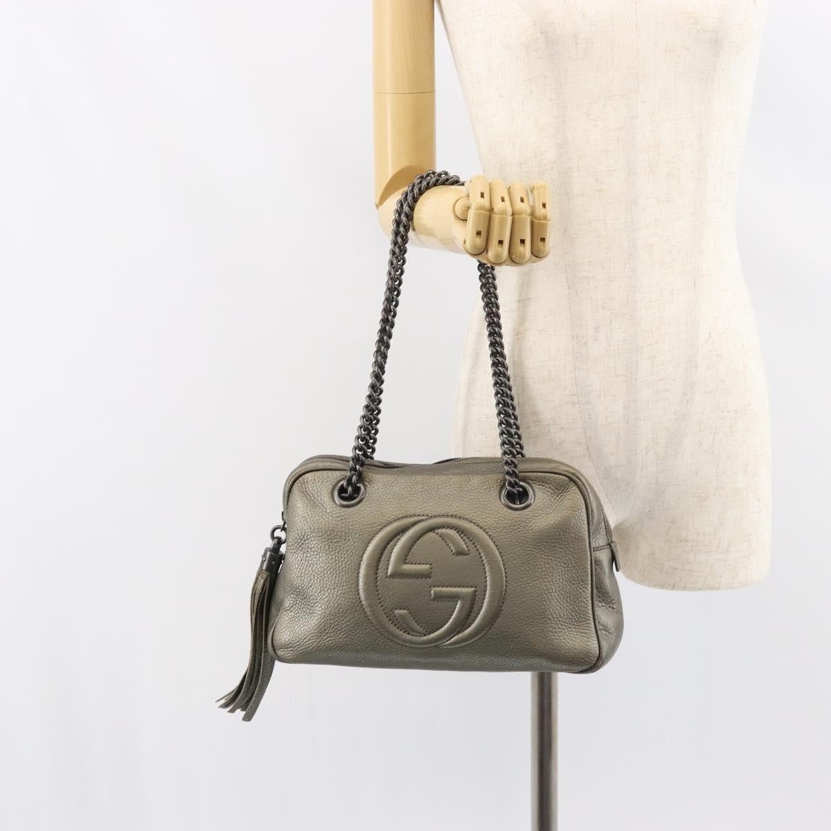 Gucci Soho Chain Zip Shoulder Bag - Brandsamsara