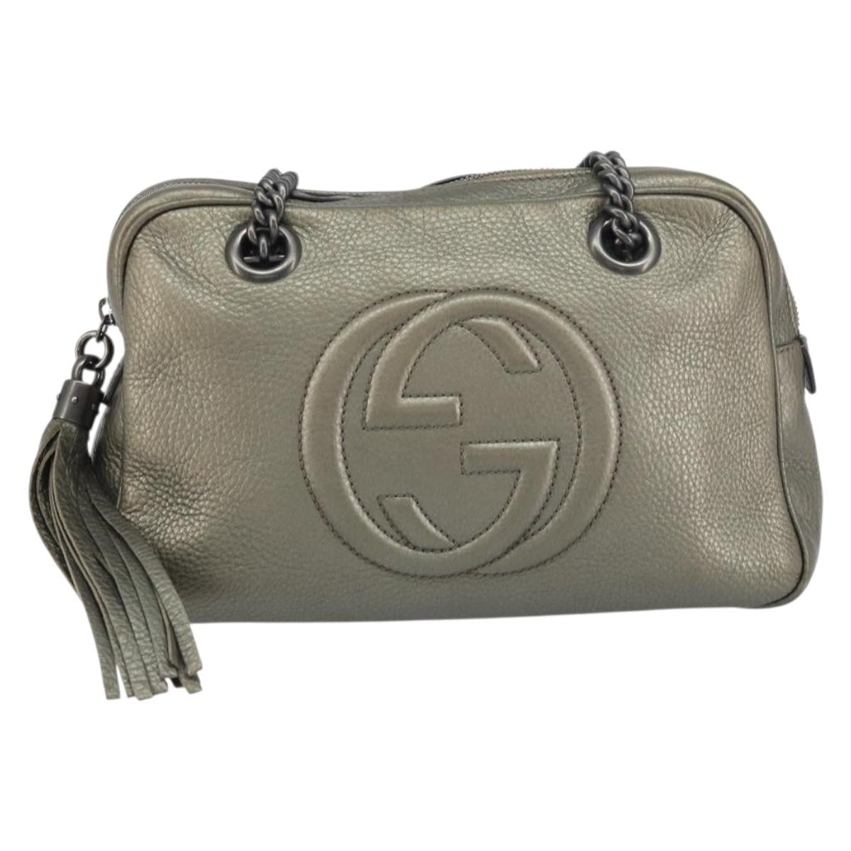Gucci Soho Chain Zip Shoulder Bag - Brandsamsara