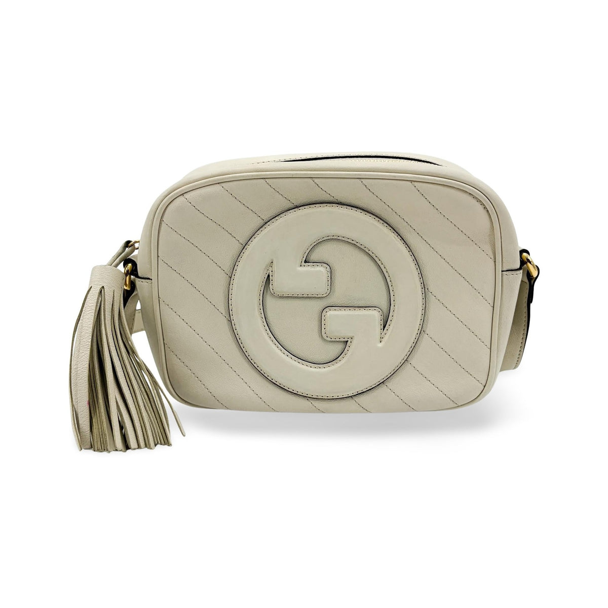 Gucci Soho Disco Nubuck, Beige, Calfskin, Crossbody Bag