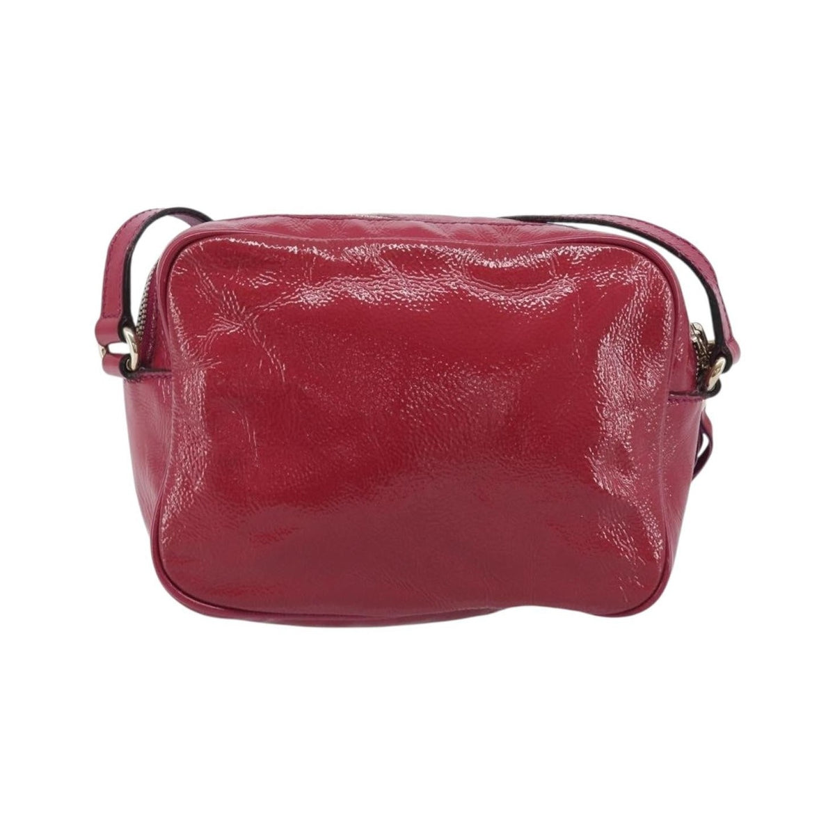 Gucci Soho Disco Patent, Pink, Patent Leather, Crossbody Bag