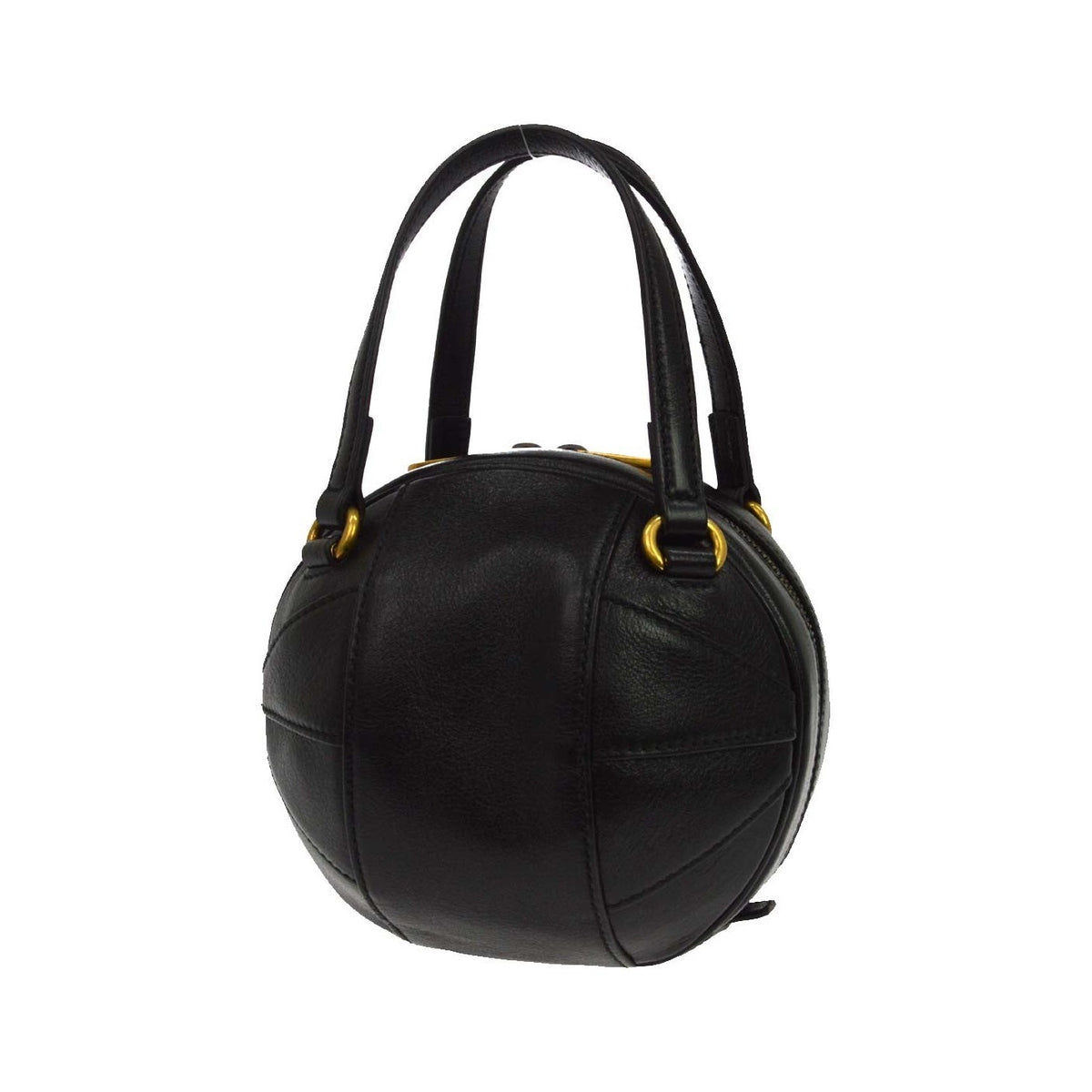 Gucci Tifosa Basketball Leather, Black, Leather, Handbag