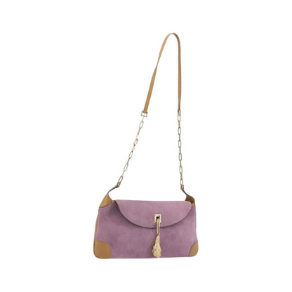 Gucci Tiger Charm Suede, Multicolour, Suede, Shoulder Bag