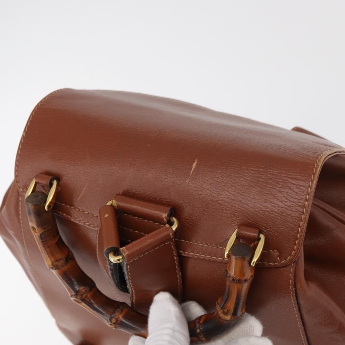 Gucci Vintage Bamboo Backpack - Brandsamsara