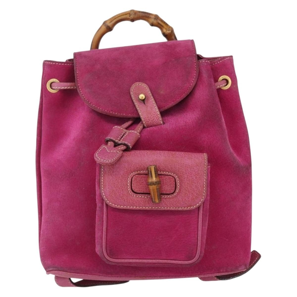 Gucci Vintage Bamboo Backpack - Brandsamsara