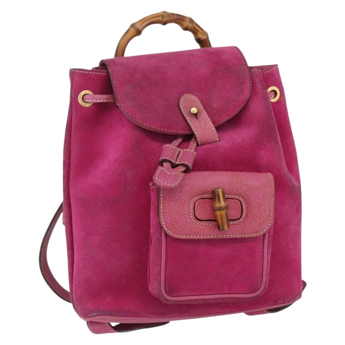 Gucci Vintage Bamboo Backpack - Brandsamsara