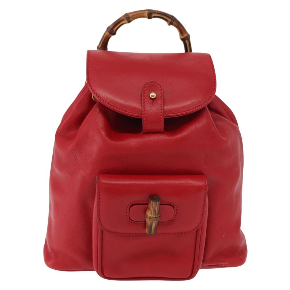 Gucci Vintage Bamboo Backpack - Brandsamsara