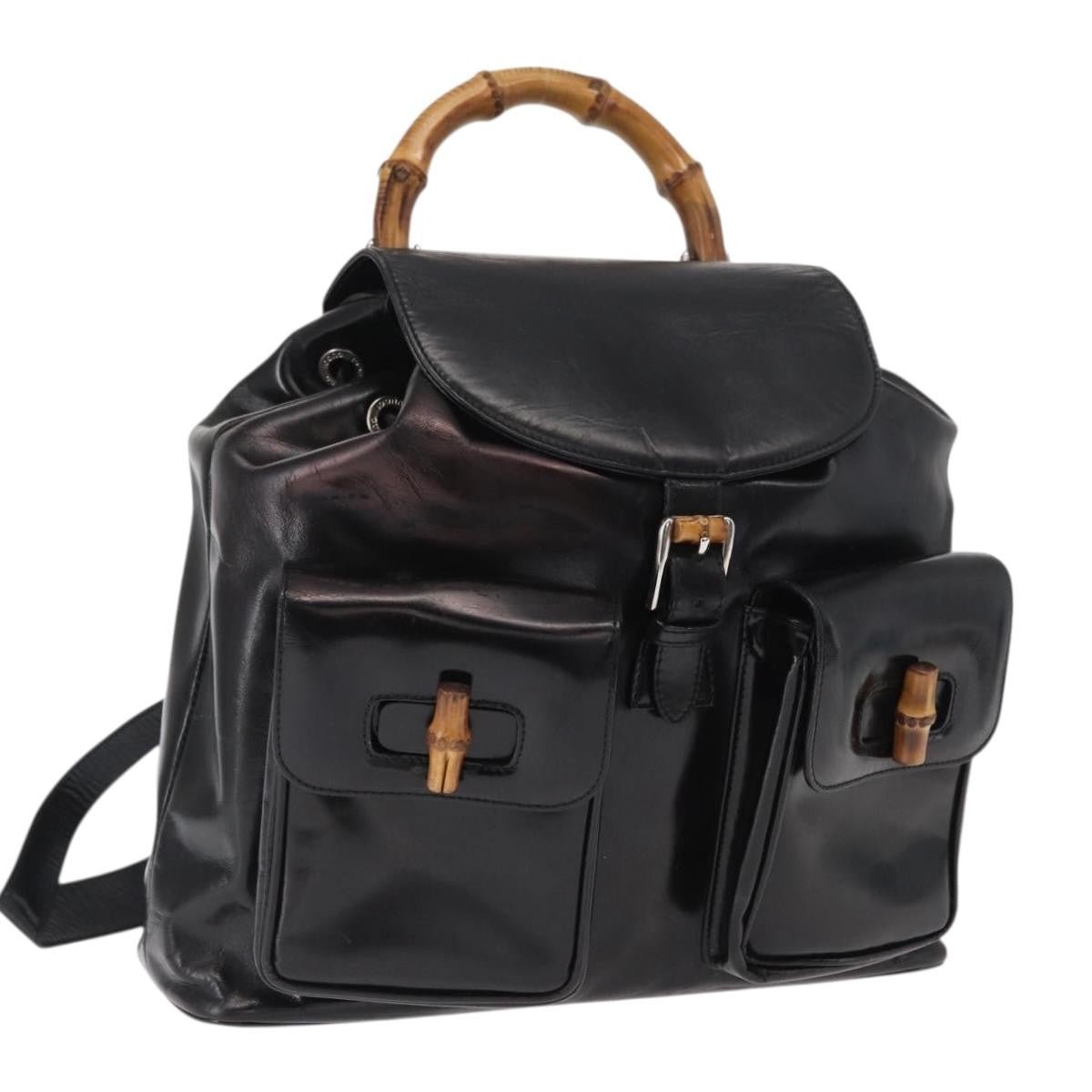 Gucci Vintage Bamboo Backpack - Brandsamsara