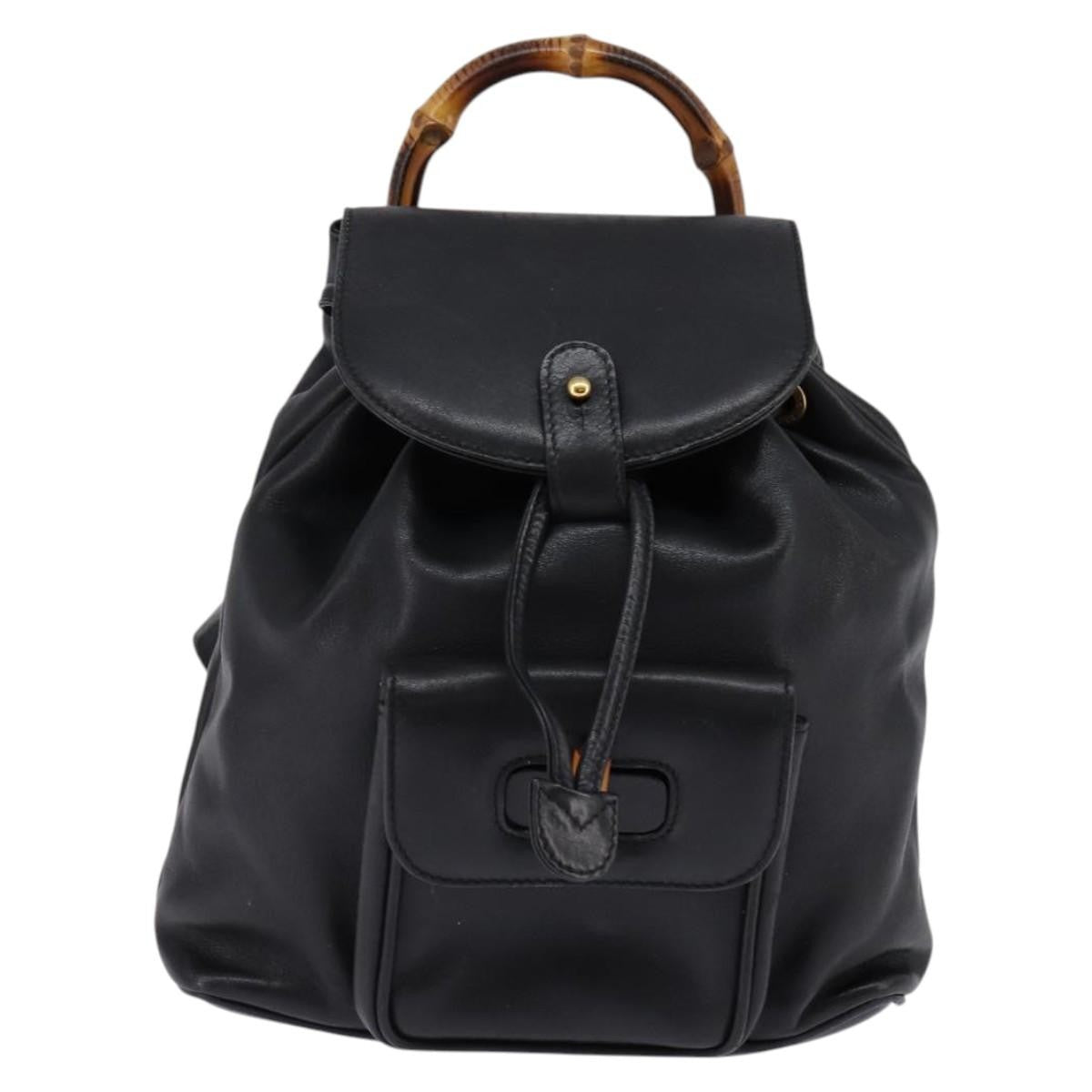 Gucci Vintage Bamboo Backpack - Brandsamsara