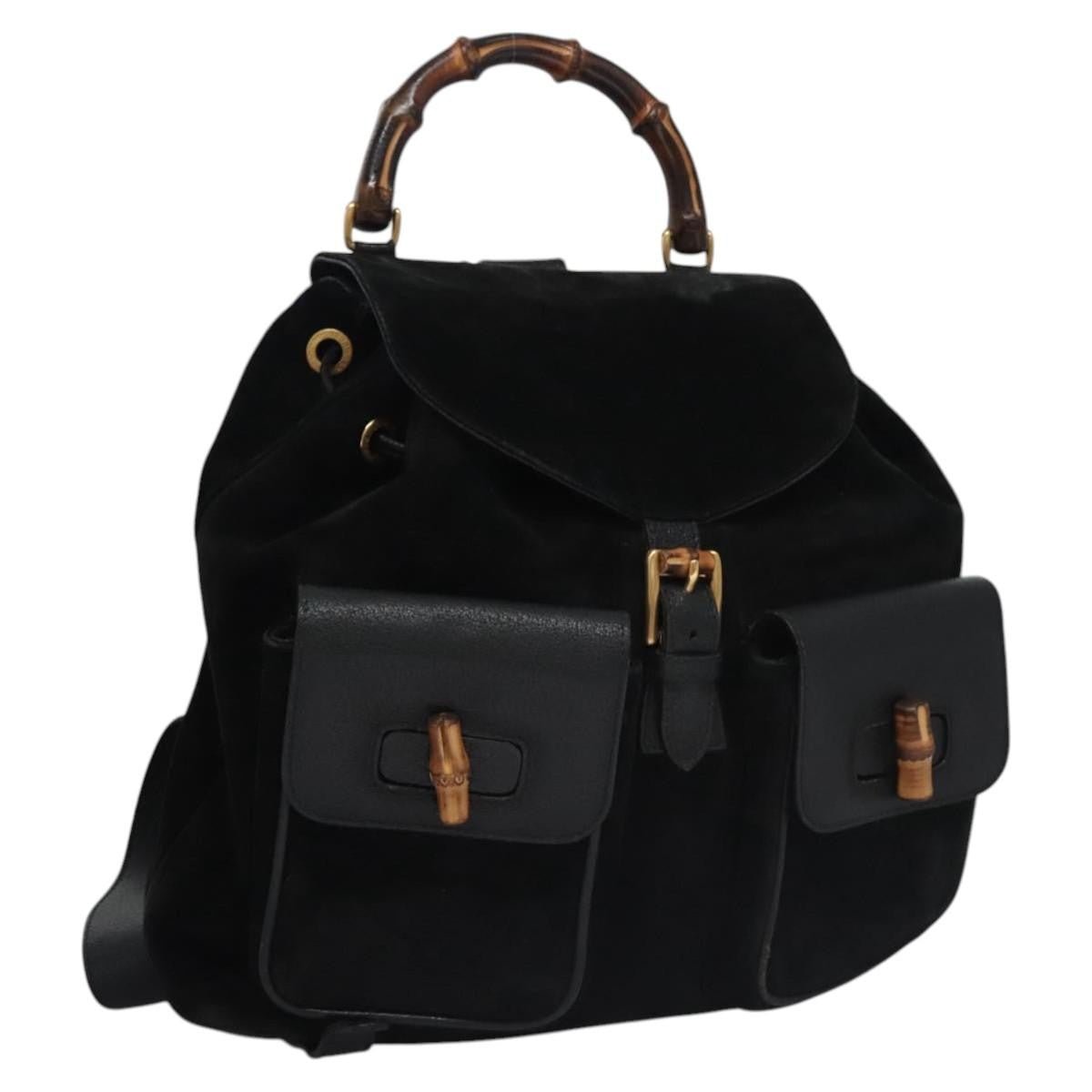Gucci Vintage Bamboo Backpack - Brandsamsara