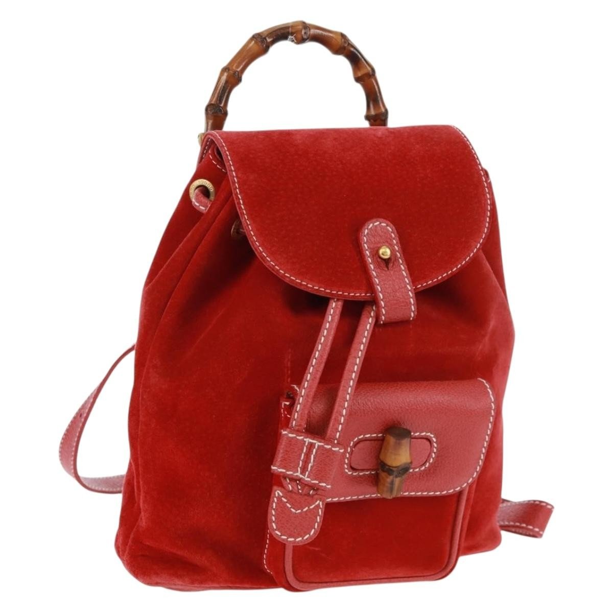 Gucci Vintage Bamboo Backpack - Brandsamsara
