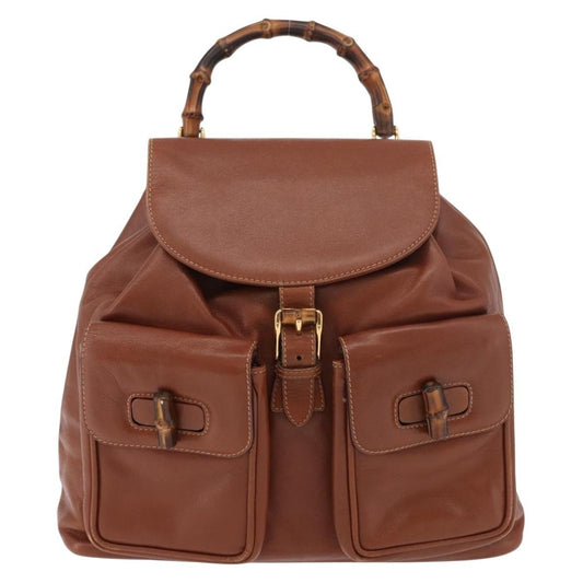 Gucci Vintage Bamboo Backpack - Brandsamsara