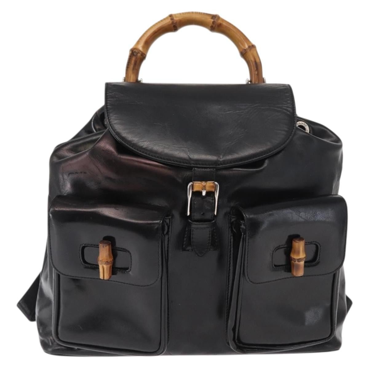 Gucci Vintage Bamboo Backpack - Brandsamsara