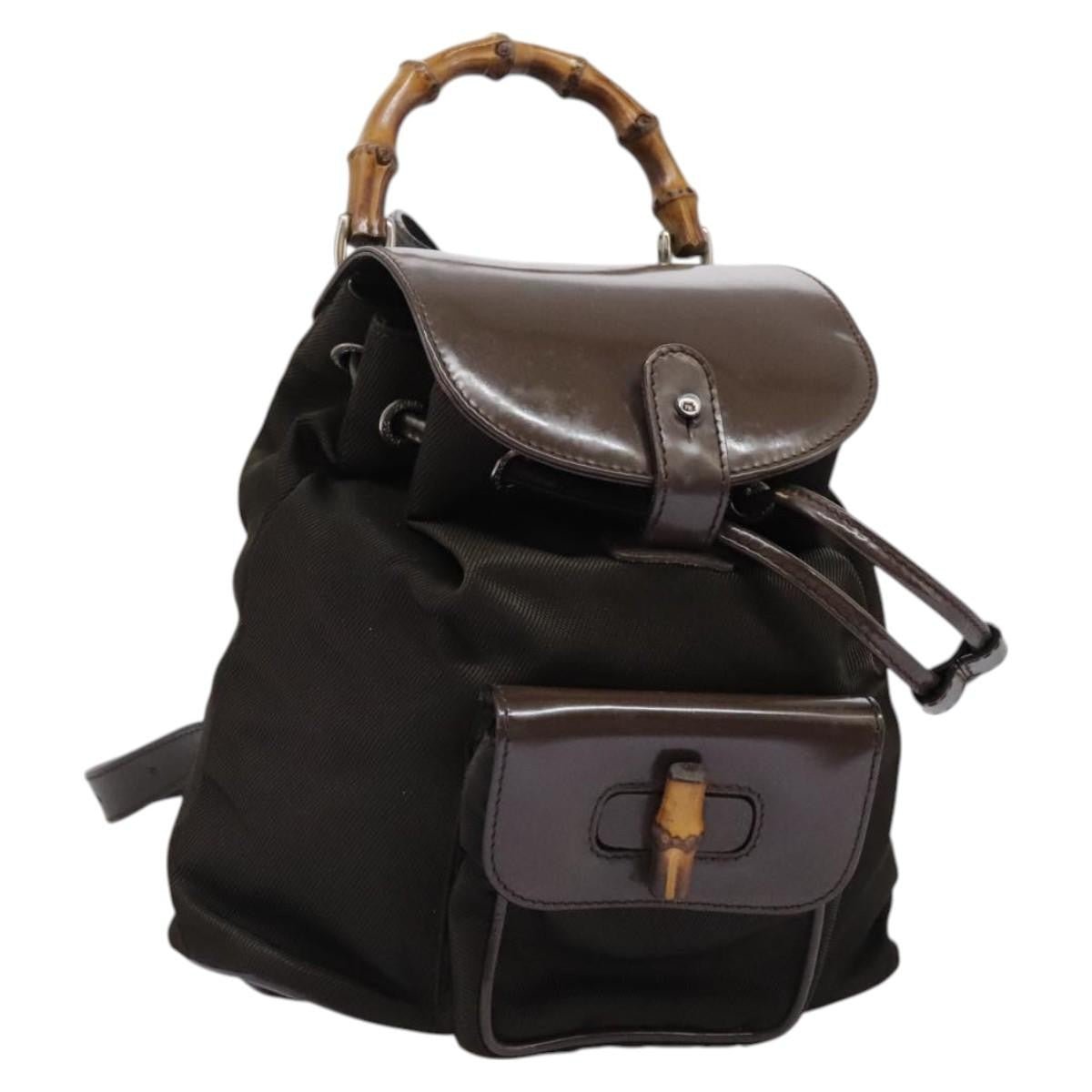Gucci Vintage Bamboo Backpack - Brandsamsara