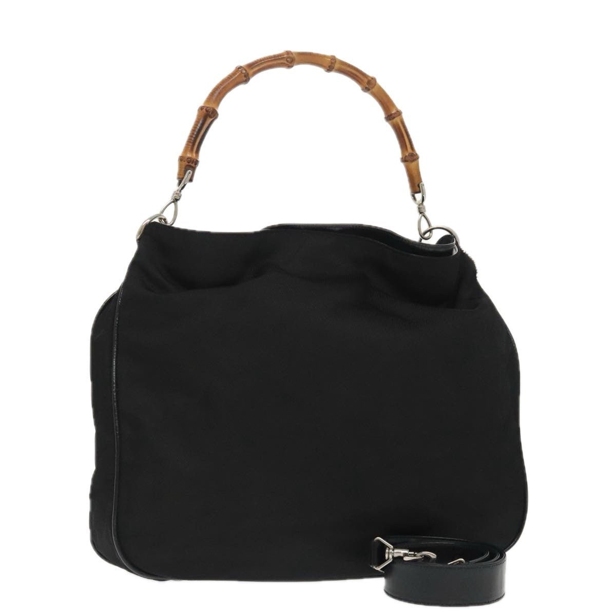Gucci Vintage Bamboo Handle Open Hobo - Brandsamsara
