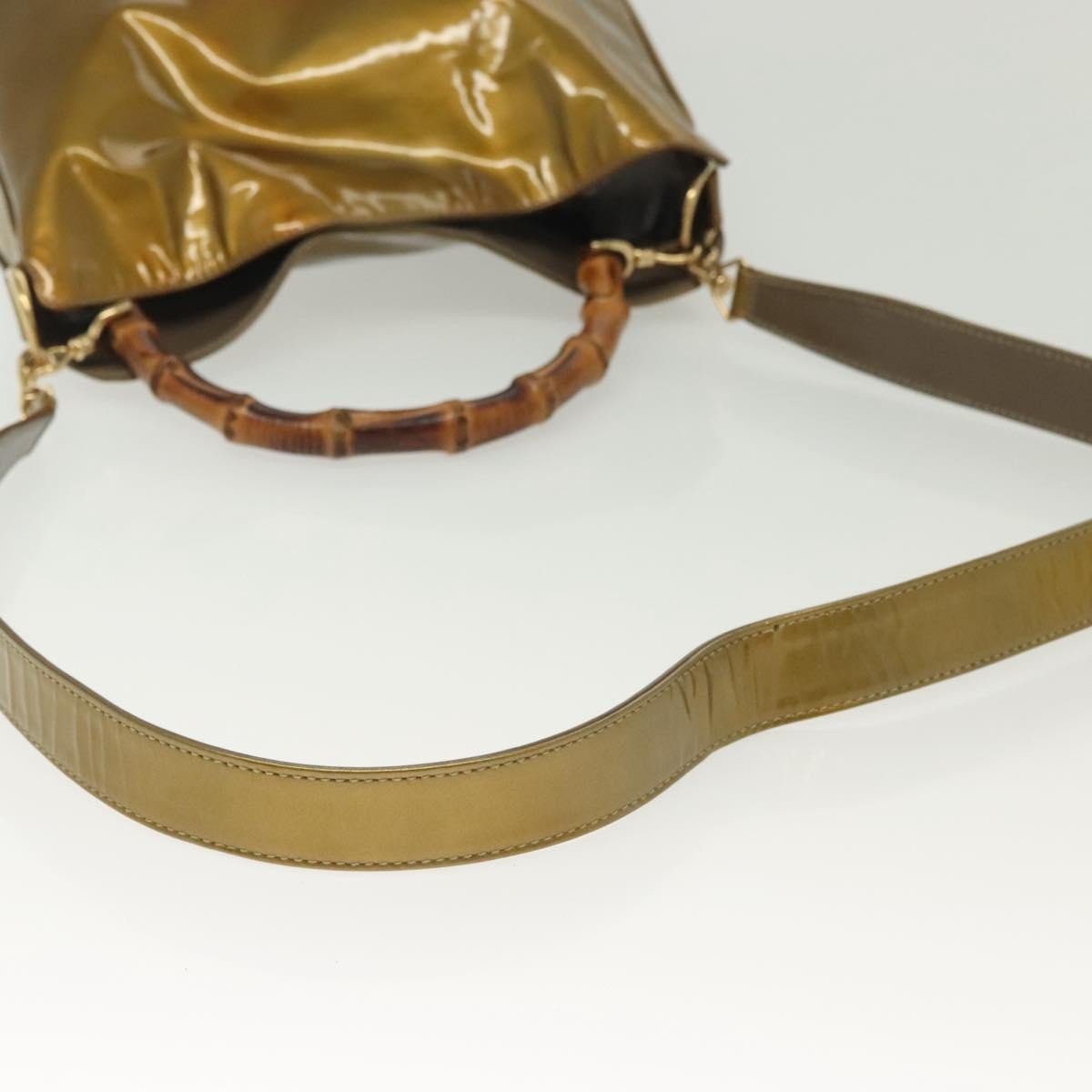 Gucci Vintage Bamboo Handle Open Hobo - Brandsamsara