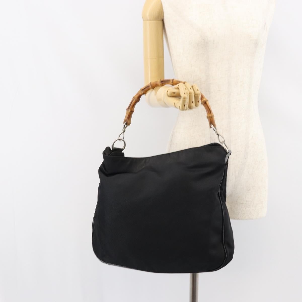 Gucci Vintage Bamboo Handle Open Hobo - Brandsamsara